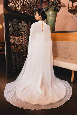 HOKELE Wedding Cape with Train