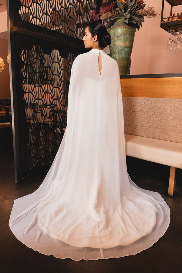 HOKELE Wedding Cape with Train